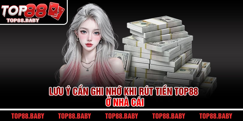 Lưu ý cần ghi nhớ khi rút tiền Top88 ở nhà cái