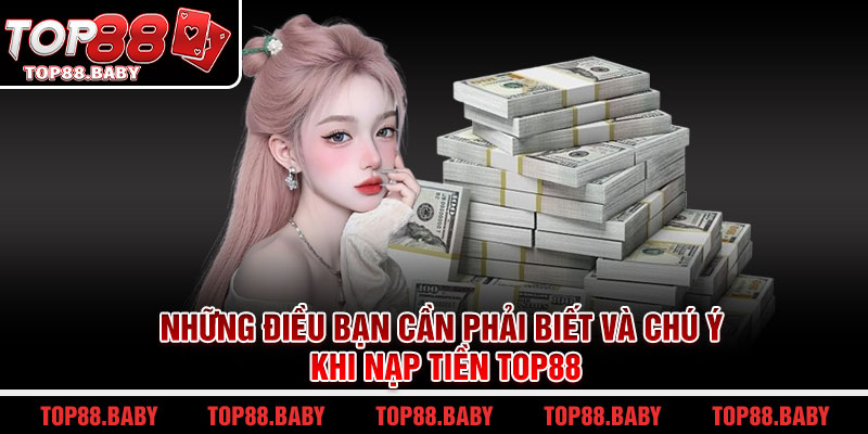 Những điều bạn cần phải biết và chú ý khi nạp tiền Top88