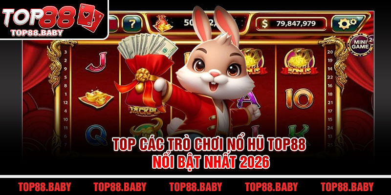 Top các trò chơi nổ hũ Top88 nổi bật nhất 2026