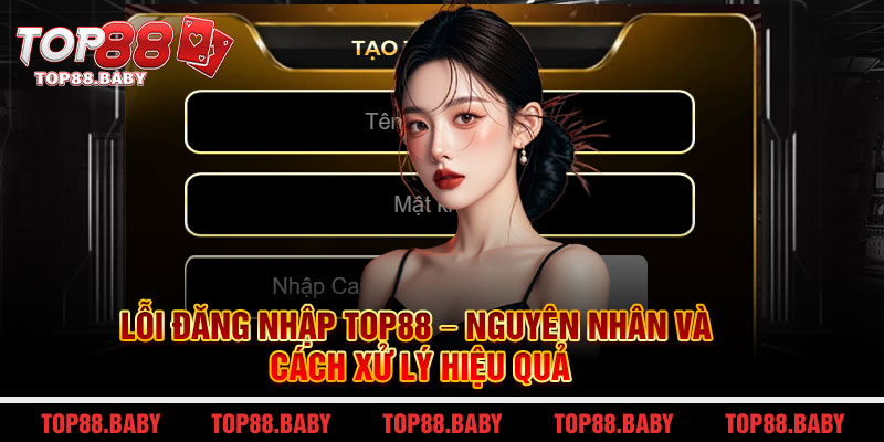 Loi Dang Nhap Top88 – Nguyen Nhan Va Cach Xu Ly Hieu Qua