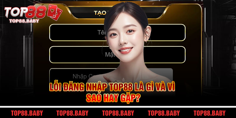 Lỗi đăng nhập Top88 là gì và vì sao hay gặp?
